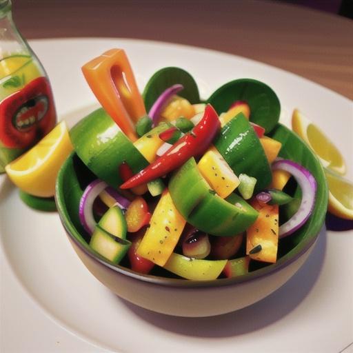 Refreshing Sweet and Spicy Jicama Salad (Vegan)