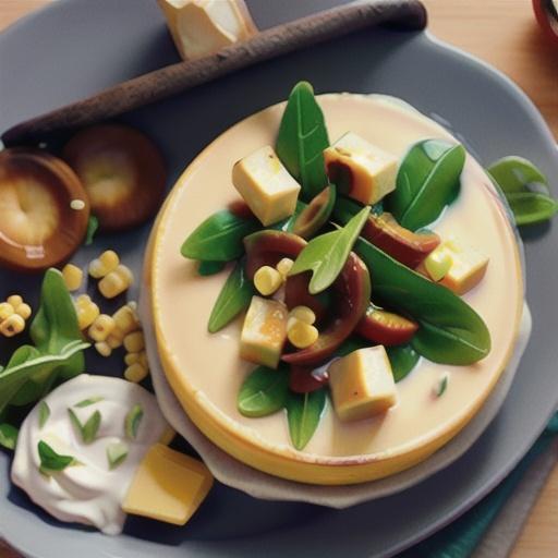 Creamy Polenta with Corn, Parmesan and Arugula