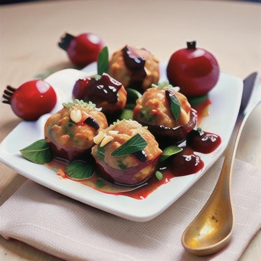 Turkey Meatballs in Cranberry Sauce