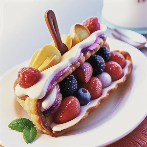 Berry mascarpone pastries