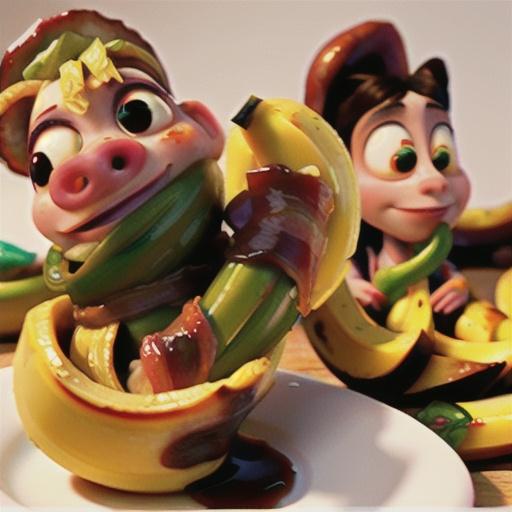 Bacon Wrapped Bananas