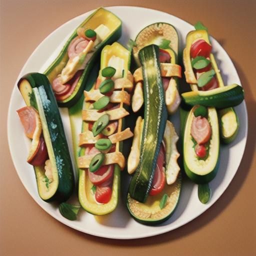 Tuna-Stuffed Zucchini