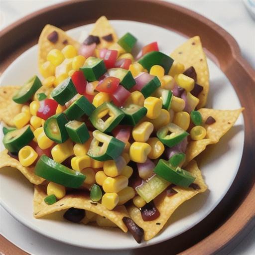 Quick corn nachos