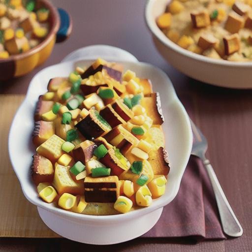 Slow-Cooker Squash and Cornbread Casserole