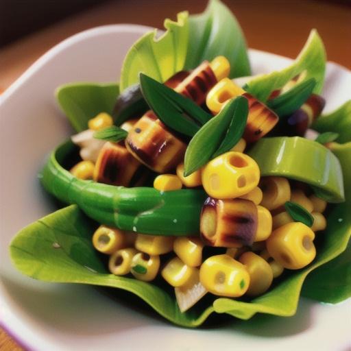 Easy Corn and Green Onion Salad