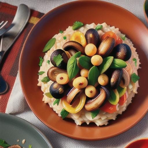 Baked Wild Mushroom Risotto