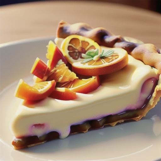 Valencia Orange Sunset Pie