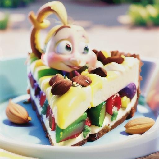 Apple and almond torte