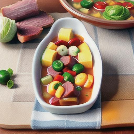 Grandma's Canned Corned Beef and Cabbage Soup