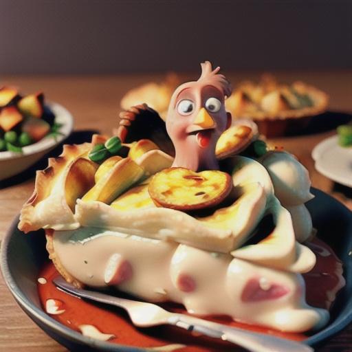 Chicken Cordon Bleu Impossibly Easy Pie