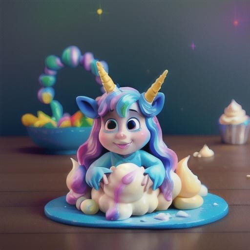 Magical Unicorn Poop Meringues