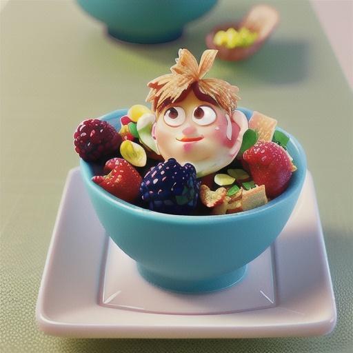 Crunchy berry pots