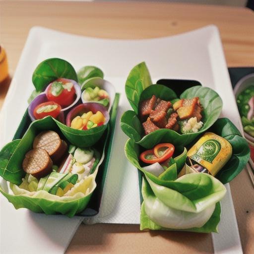 Thai Lettuce Wrap Bento Box