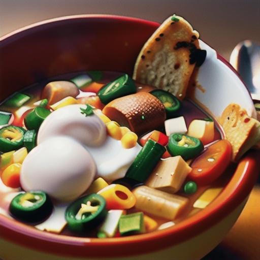 Healthier Slow Cooker Chicken Taco Soup