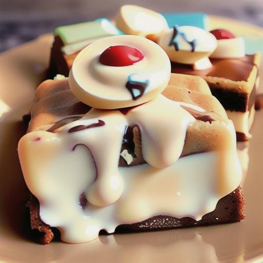 White Chocolate Blondie Brownies