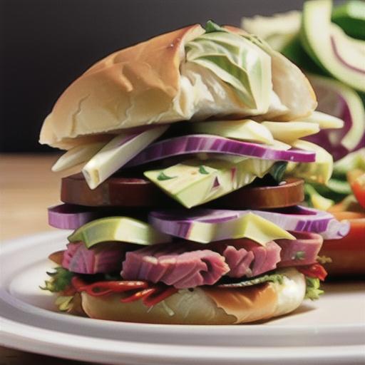 Corned Beef and Coleslaw Sandwiches