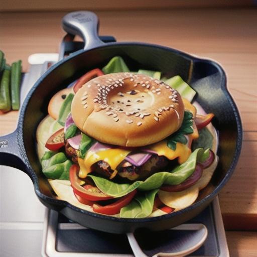 Bacon-Double Cheeseburger Skillet