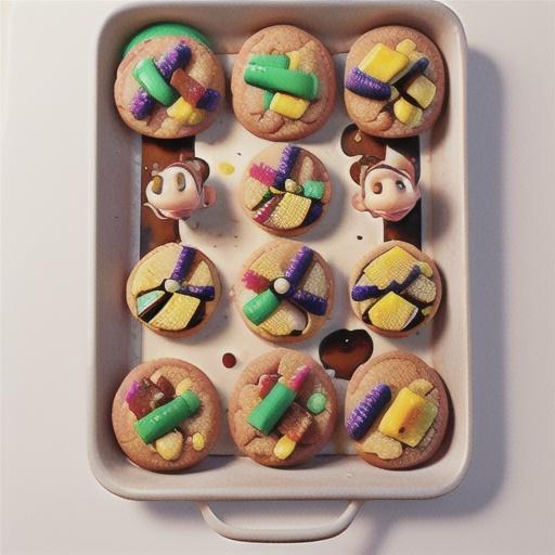 Apple crumble cookies