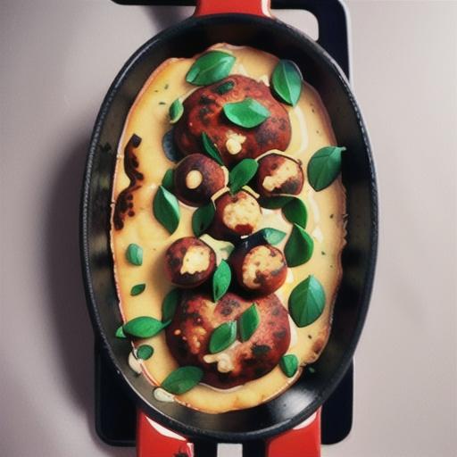 One-pan meatball bake