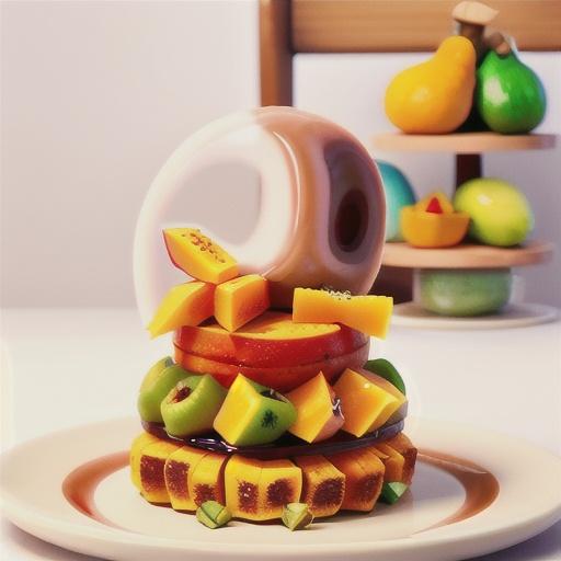 Mango and passionfruit crunch