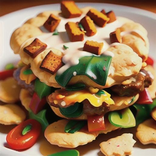 Retro Ground Beef Casserole with Biscuits