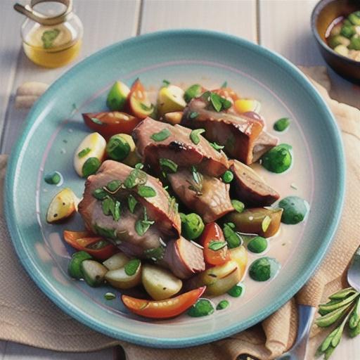 Mediterranean-style lamb shanks