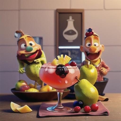 Pear and Cranberry Cocktail