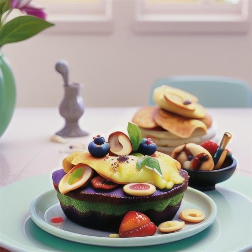 Sweet souffled omelette