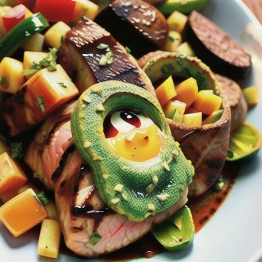 Sirloin Steaks with Cilantro Chimichurri