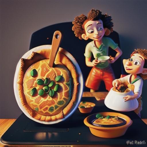 Chilli pot pies with cheesy cauliflower