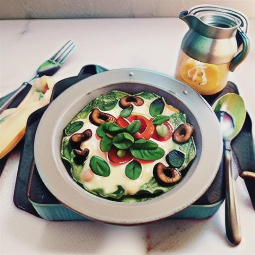 Instant Pot® Spinach and Mushroom Frittata