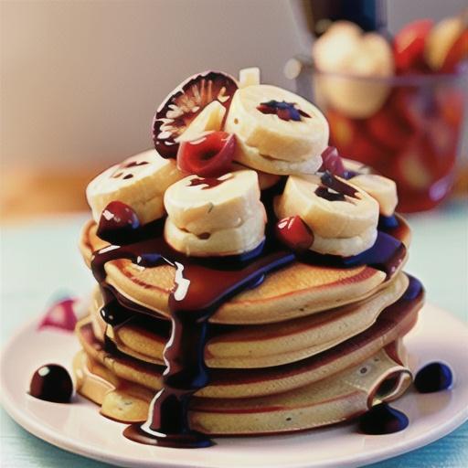 Awesome Banana Split Pancakes