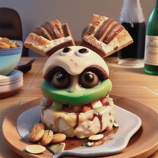 Easy Baked Brie with Almonds and Brown Sugar