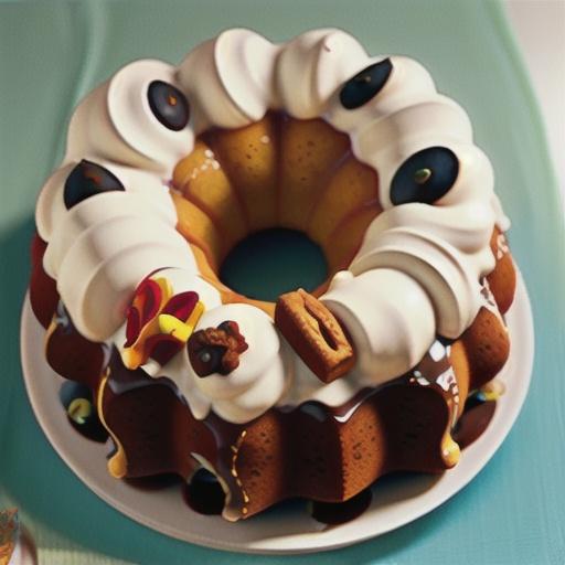 Sour Cream-Pumpkin Bundt Cake with Pumpkin Glaze