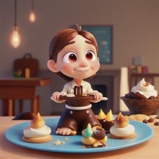 Chocolaty Meringue Stars