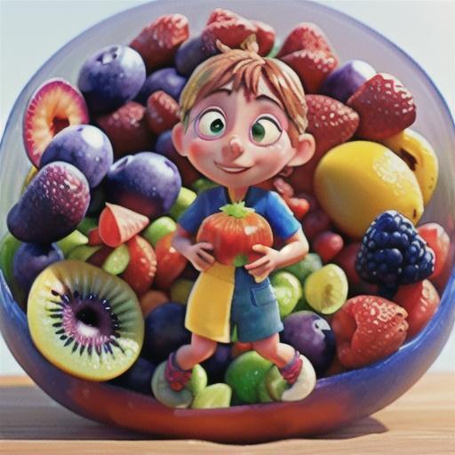 Patriotic Red, White, and Blue Fruit Salad