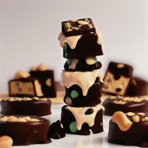 Double-Chocolate Chunk-Peanut Butter Bars