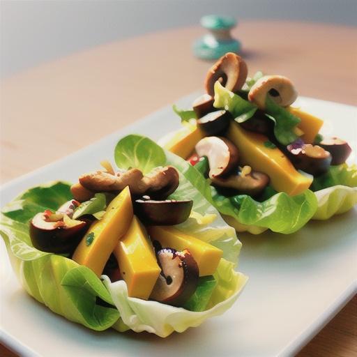 Chicken Mango Lettuce Wraps