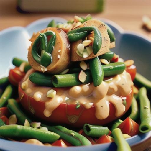 Green Beans with Tomatoes and Cotija
