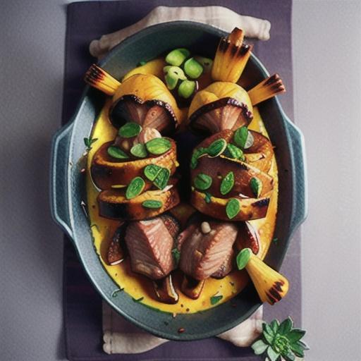 Moroccan-style lamb shanks with pumpkin recipe