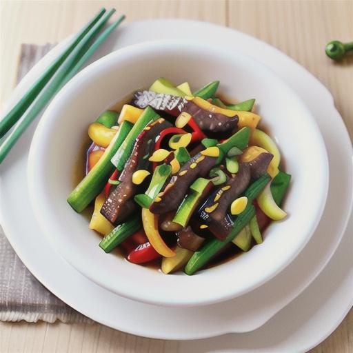 Chilli-soy beef stir-fry