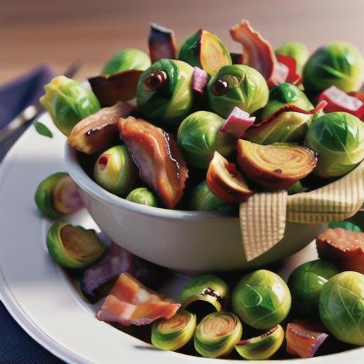 Brussels Sprouts with Bacon Dressing