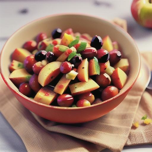 Spiced Cranberry Apple Chutney