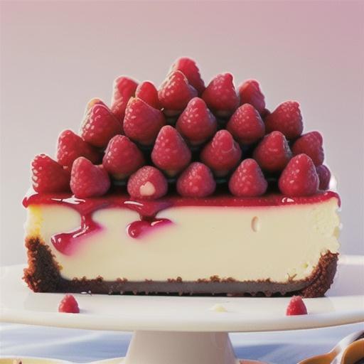 Berry and white chocolate ombre cheesecake