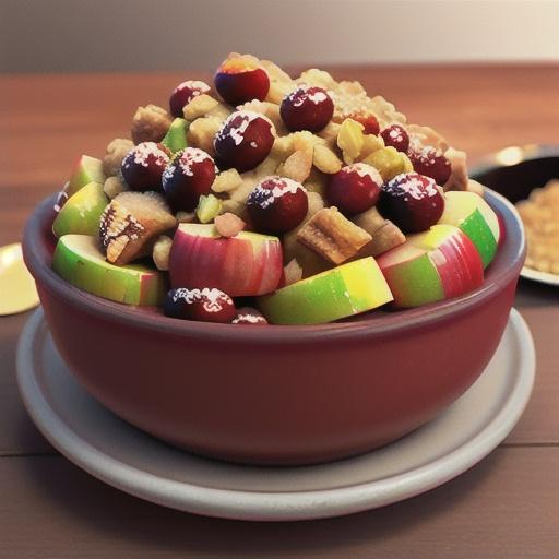 Apple Cranberry Crisp