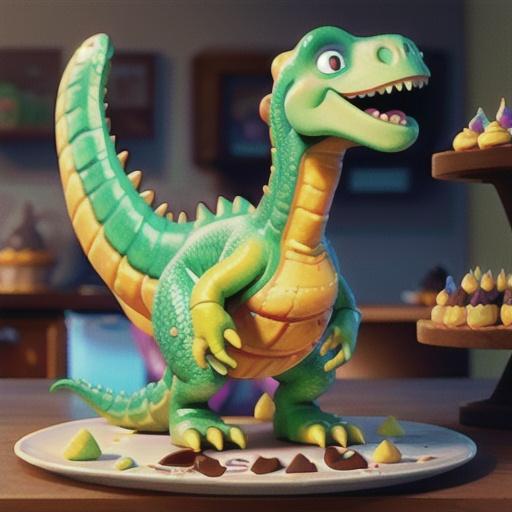 Rex the Dinosaur Cake