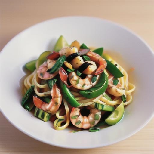 Caribbean Pasta with Shrimp