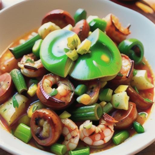 Easy Creole Okra and Shrimp