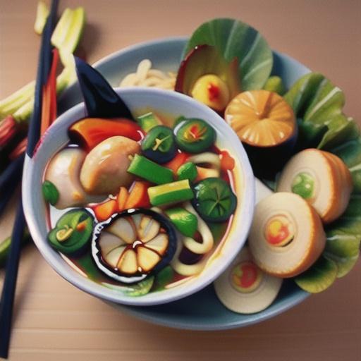 Chicken and noodle tom yum