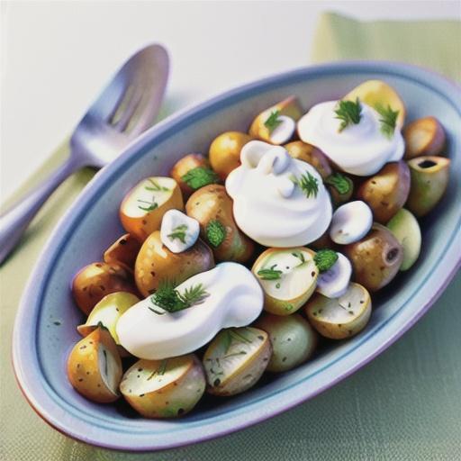New Potato Salad With Sour Cream and Dill